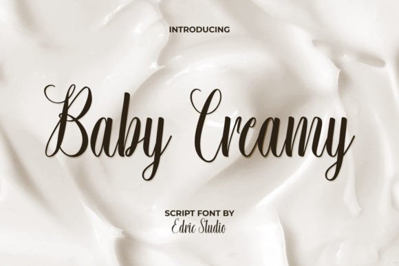 Baby Creamy: Elevate Your Brand with Soft Script Typography