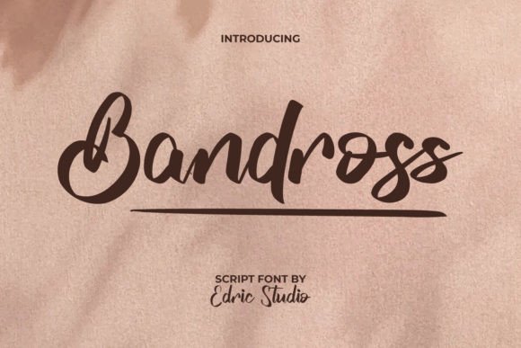 Bandross: The Bold Script Font That Defines Modern Brand Identity