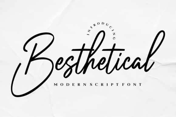 Besthetical: The Modern Script Font That Elevates Your Creative Projects