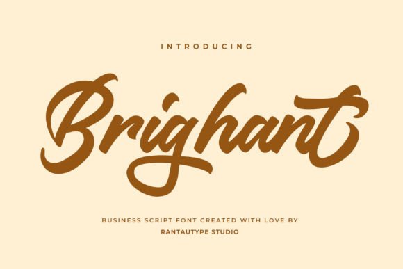 Brighant Typeface: A Modern Evaluation for Business Identity