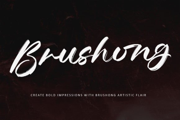 Brushong: The Natural Brush Script Font for Authentic Designs