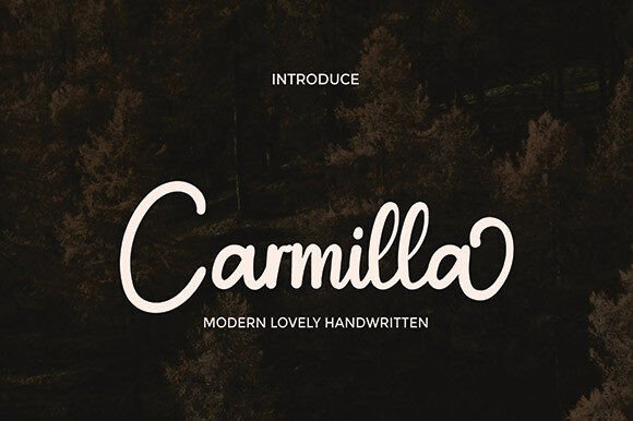 Discovering the Grace of Carmilla: A Sweet and Dainty Script for Creative Expression