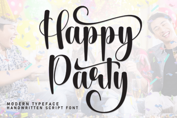 Happy Party: A Strategic Approach to Elegant Typography