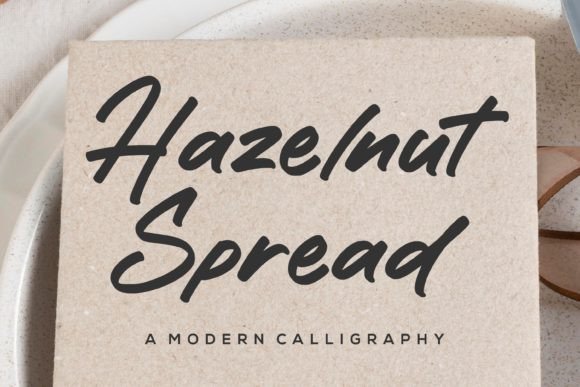 Hazelnut Spread: A Script Font for Warm, Personal Branding