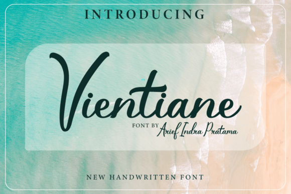 Introducing Vientiane: The Embodiment of Sophistication and Elegance in Script Font Form