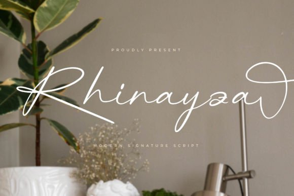 Rhinayza: The Modern Signature Script for Luxury Branding