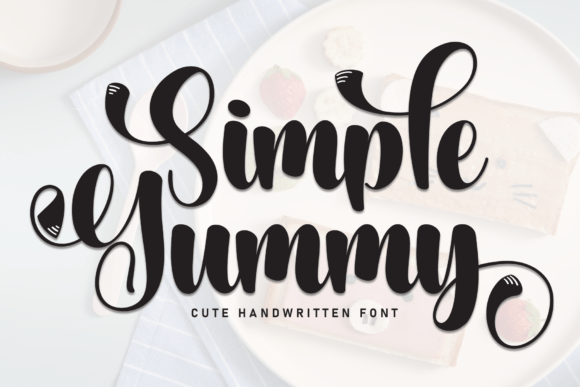Simple Yummy: The Elegant Script That Elevates Every Handwritten Touch