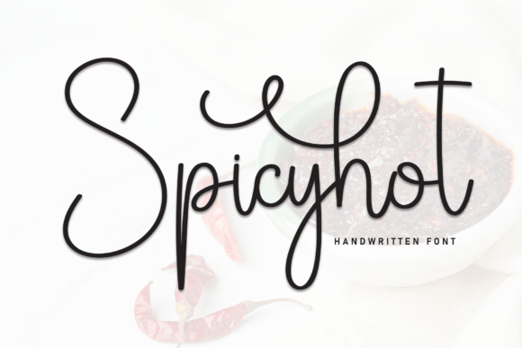 Spicyhot: The Elegant Script for Handwritten Designs